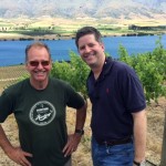 Andy & Kip on the vineyard